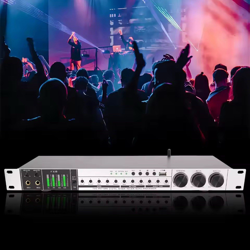 New Karaoke Pre-Effects KTV Professional Digital Audio Echo Effect Processor DSP