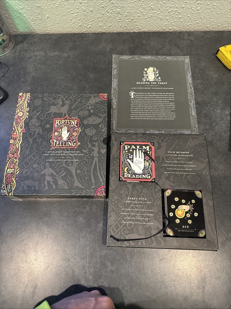 Fortune Telling Tarot Nova Cards Palm Set 1996 Running Press