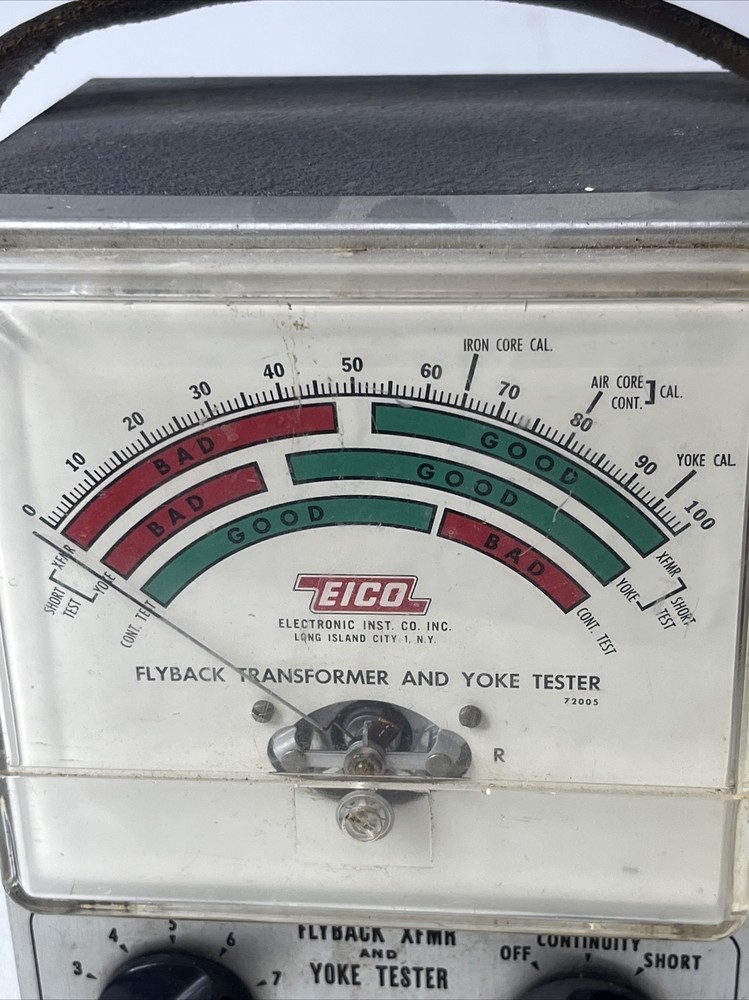 Eico - Model 944 - Flyback Transformer And Yoke Tester - Working
