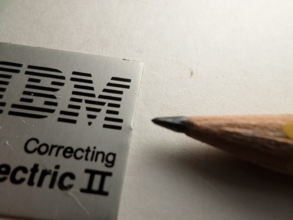 IBM Selectric II Model 8x Typewriter LOGO PLACARDS part