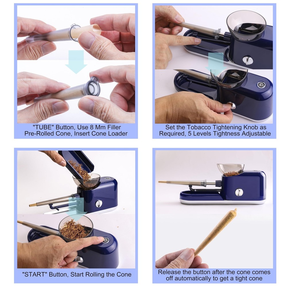 Upgraded Electric Pre Roll Machine, Automatic Cigarette Rolling Machine, Pre ...