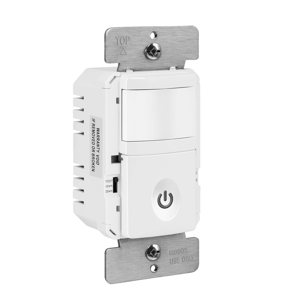 Enerlites HMVS-W Vacancy Sensor, PIR Wall Switch