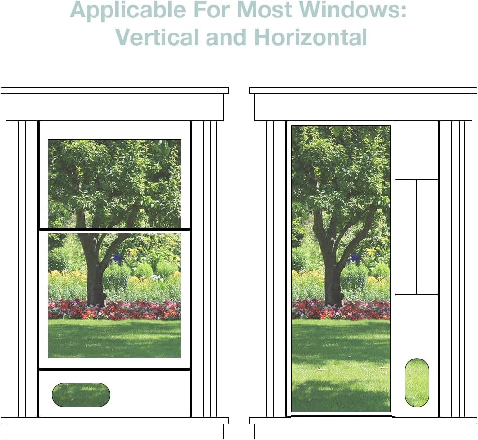 Portable AC Window Kit with Exhaust Hose, Air Conditioners Kits Parts Adjustable