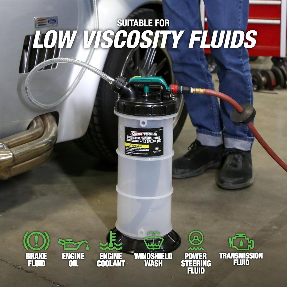Versatile 6L Oil Extractor Pump with Dipstick Adapters for Efficient Maintenance