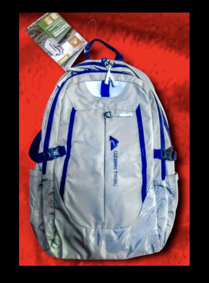 Ozark trail backpack dual compartment technical daypack 30 liters, high capacity