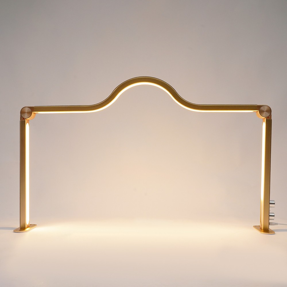 48W LED Lash Light with 3 Color Modes, Adjustable Brightness, Foldable Design