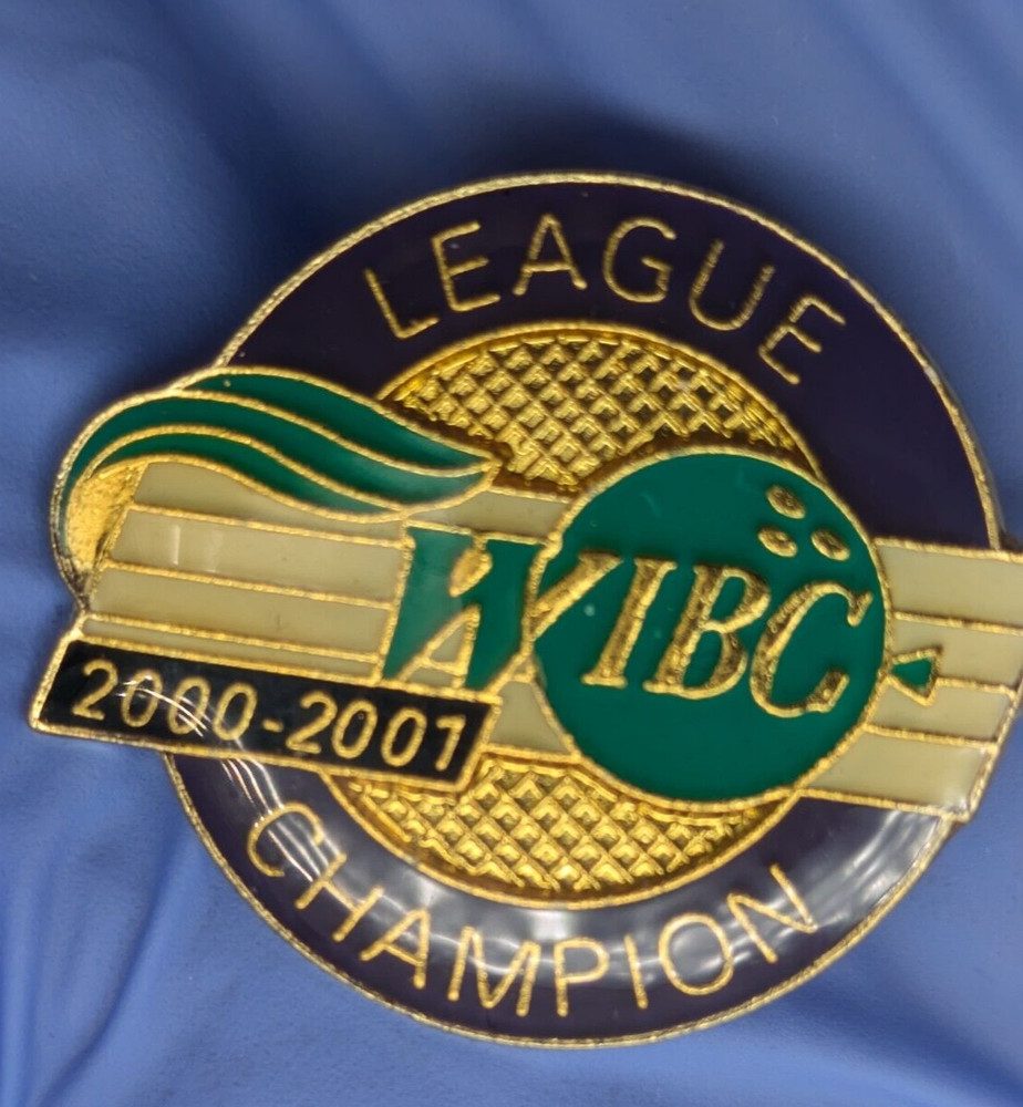 WIBC League Champion 2000-2001 Bowling Lapel Pin