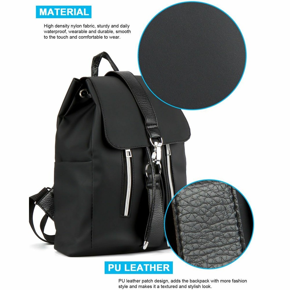 Womens Multi-function Purse Anti-Theft Rucksack Backpack Waterproof School Bag