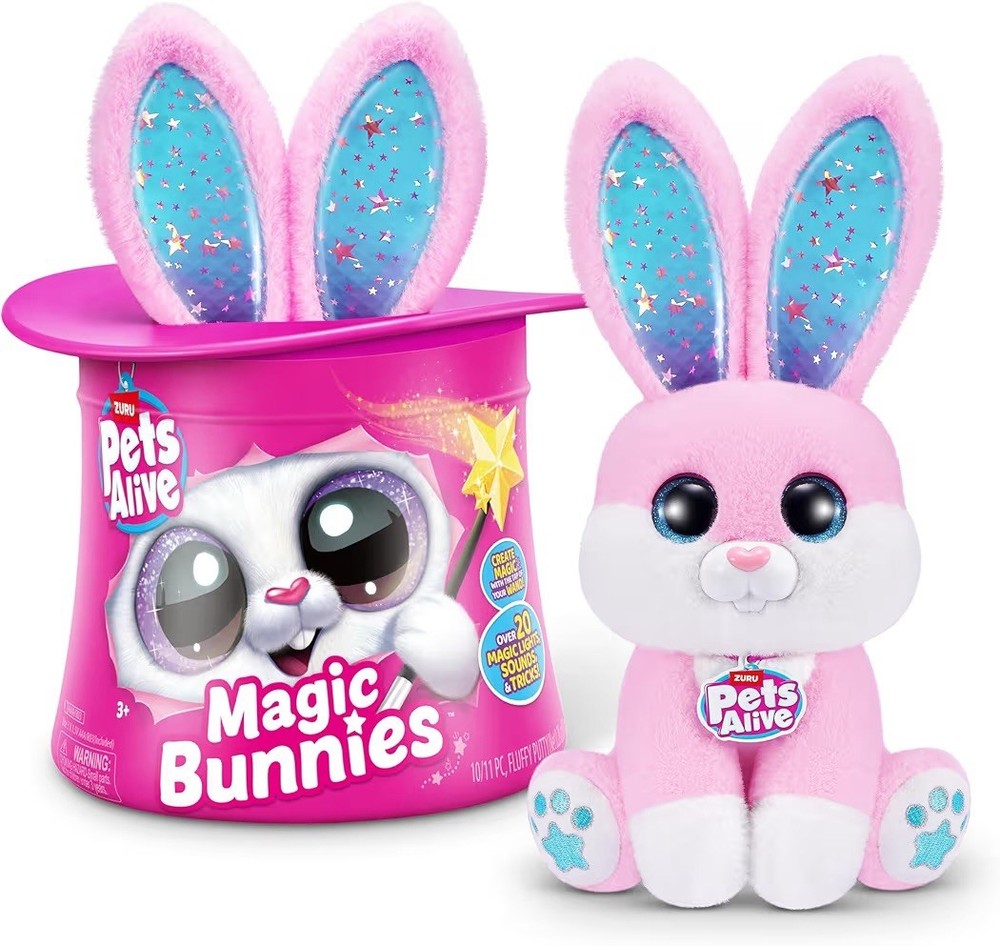 Pets Alive Magic Bunnies (Candy) by ZURU Electronic Interactive Plush