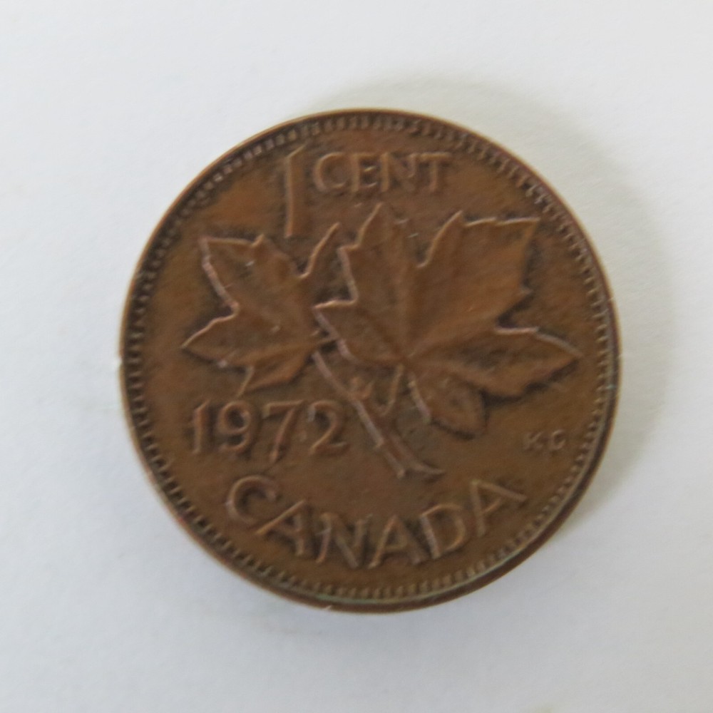 1972 Canada 1c One Cent Circulated Fine