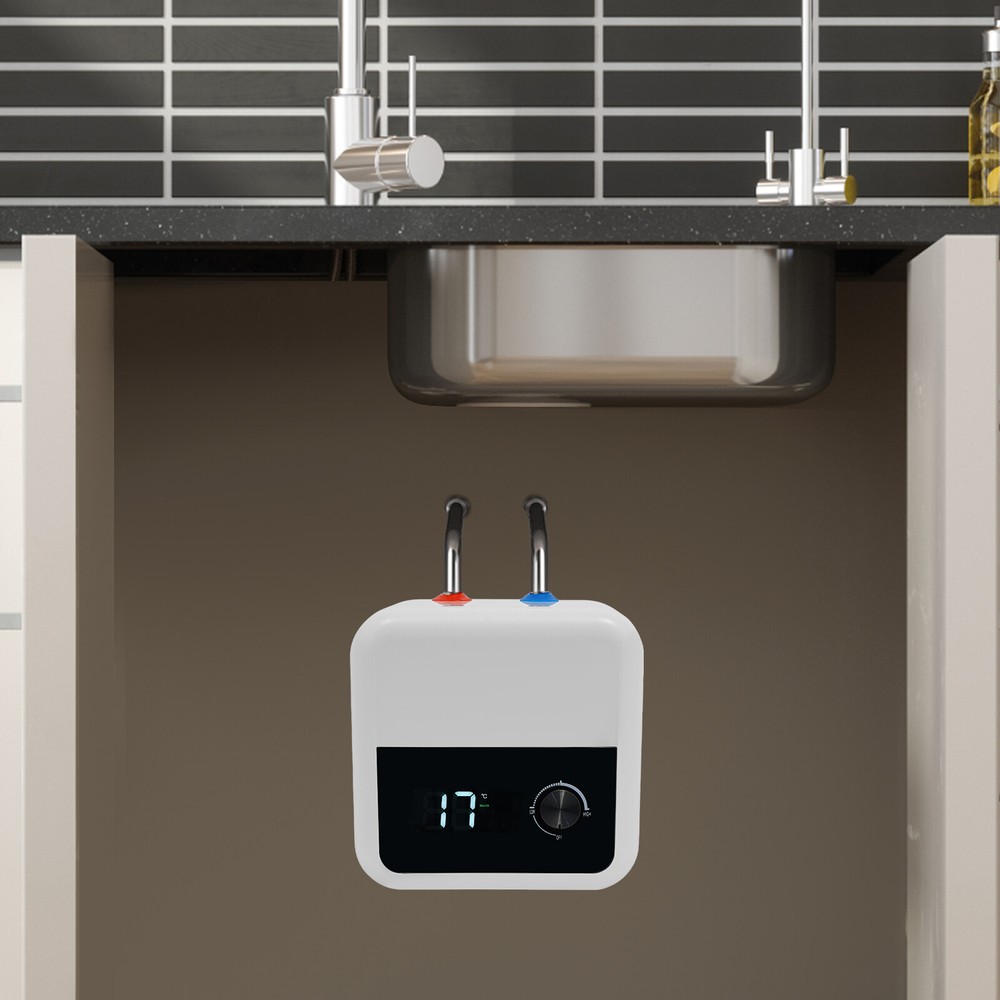 8L/8.45QT Electric Hot Water Heater Wall-mounted Electric Tank Hot Water Heater