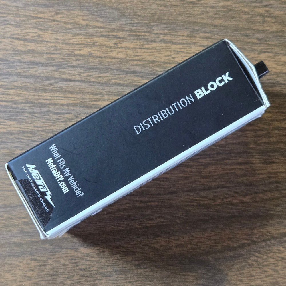 Power / Ground Distribution Block - Black (BY-4DB-2) Metra