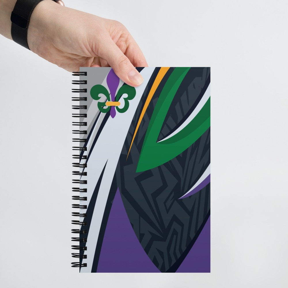 Geaux Big Garage Spiral Project Notebook