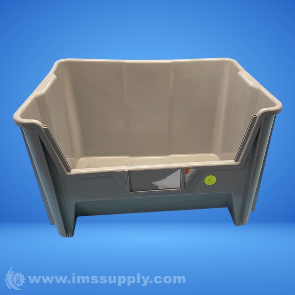 Uline S-11335 Giant Gray Plastic Stackable Bin USIP