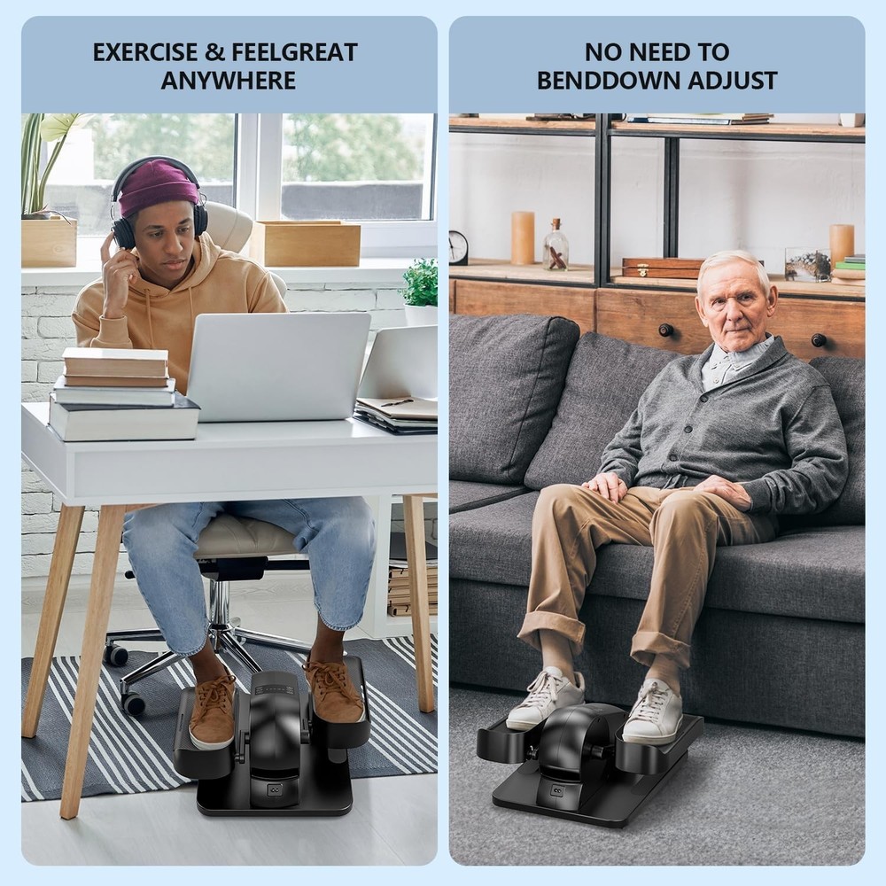 Magnetic Resistance Mini Elliptical with Remote – Compact Home Exercise Solution