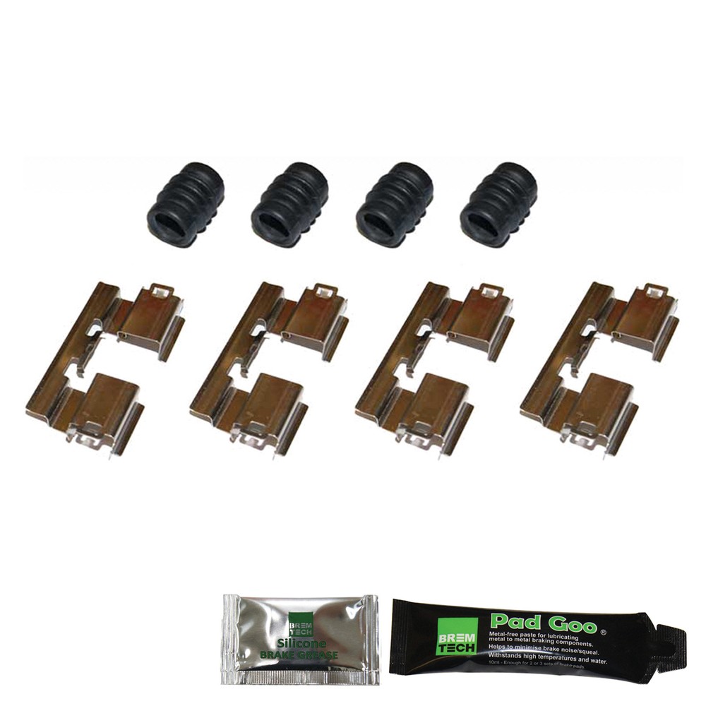 REAR BRAKE PAD FITTING KIT SHIMS SOLID DISCS FITS: CHEVROLET TRAX 2012- BPF1818H
