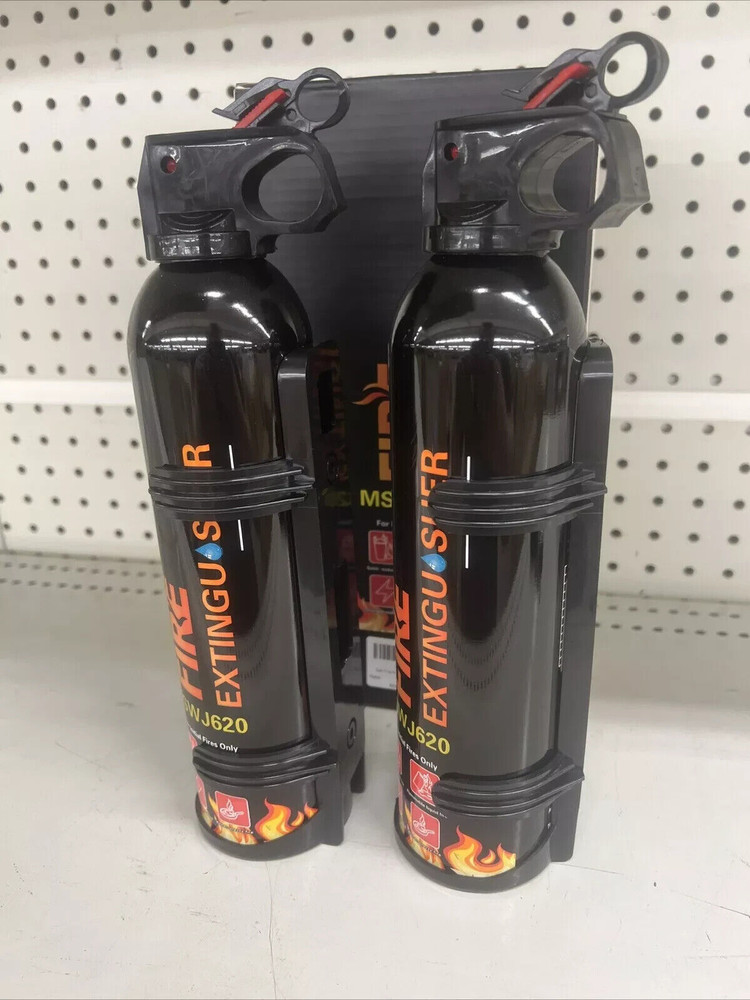 Car Fire Extinguisher with Mount - for Home, Small a B C K...