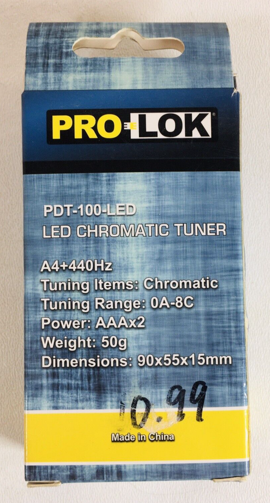 Pro-Lok Mini LED Chromatic Tuner PDT-100-LED