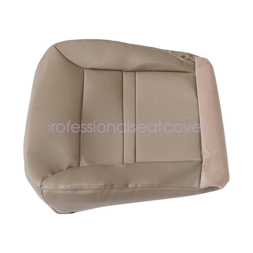 Fit For 2000 2001 Ford Excursion Front Bottom & Back Leather Seat Cover Tan