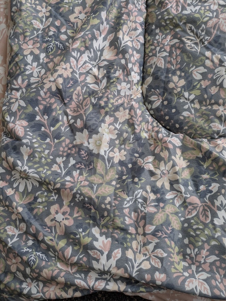 Big One Comforter Full Size 80x88 Gray Blake Floral