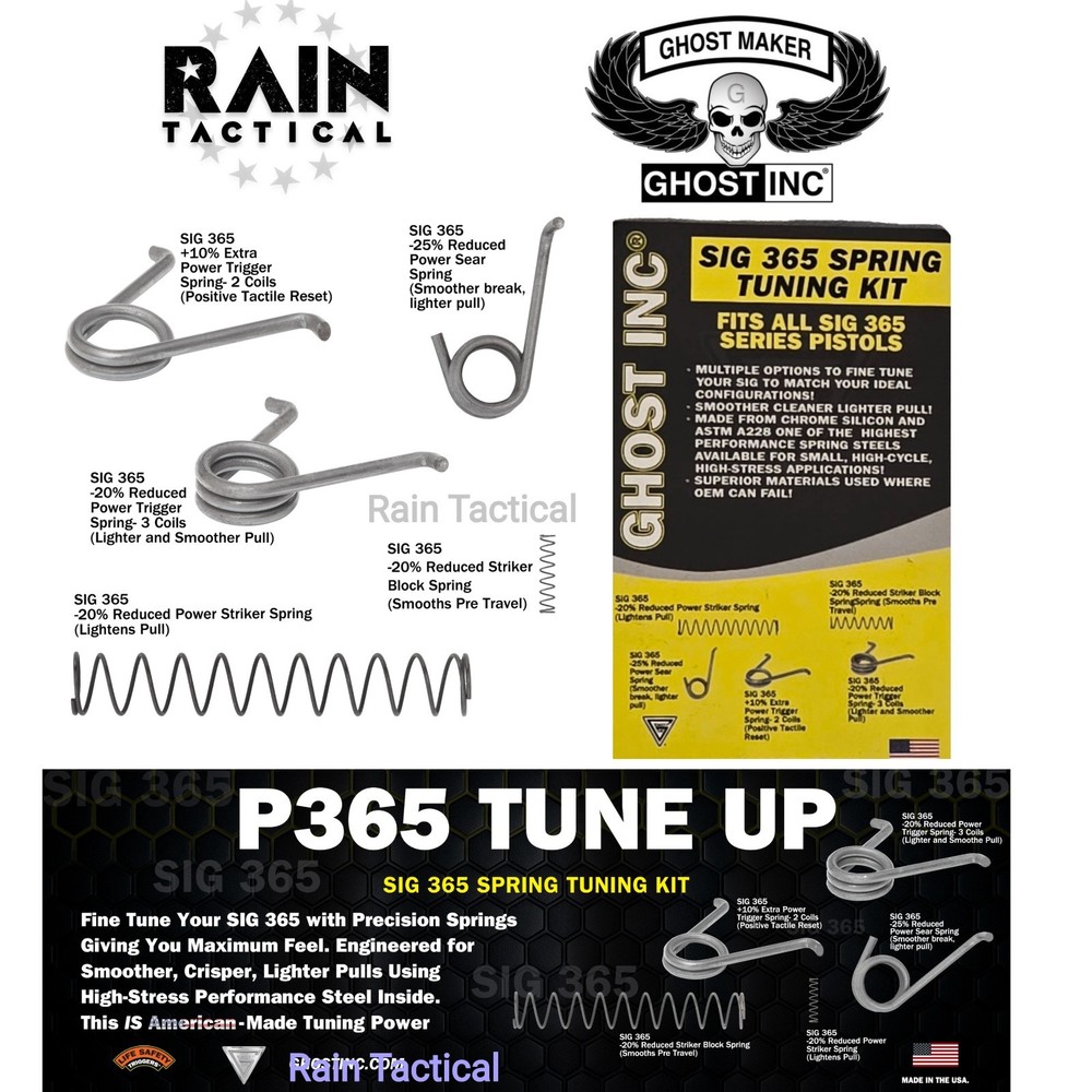 Ghost Sig P365 Master Spring Tune Up 5 Spring Kit