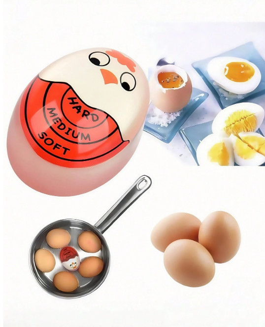 1pc Color-Changing Egg Timer Hard And Soft Boiled Eggs With Easy & Accurate Way