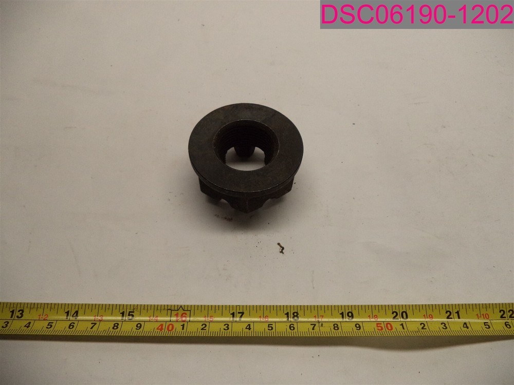 QTY=6; 1-1/4" Fine Thread Cotter Pin Nut Castle Nut