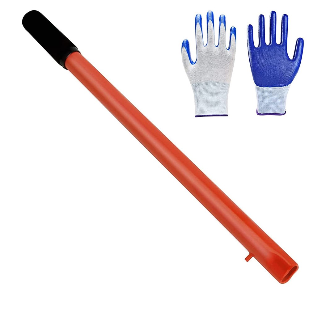 Horizontal Hydraulic Jack Handle 2Ton Jack Handle Replacement with Rubber Gloves