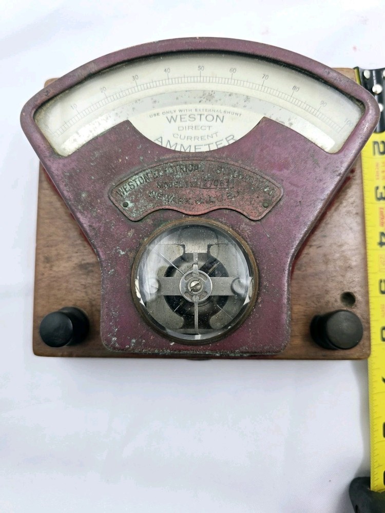 Weston Ammeter 1890's Model 1