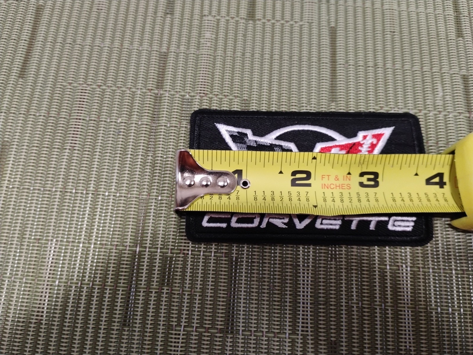 Chevrolet Corvette Automotive Iron On Patch
