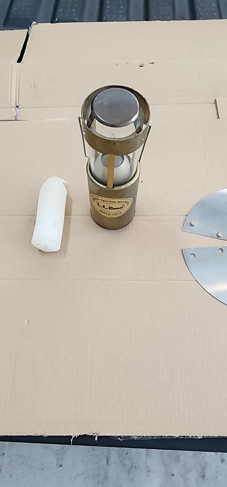 LL Bean Candle Lantern Camping Hiking