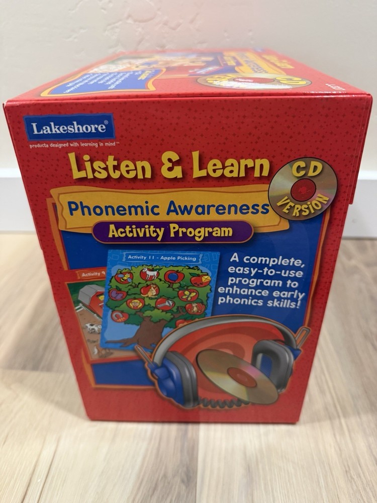 Lakeshore Listen &Learn Phonemic Awareness Activity Program - NEW