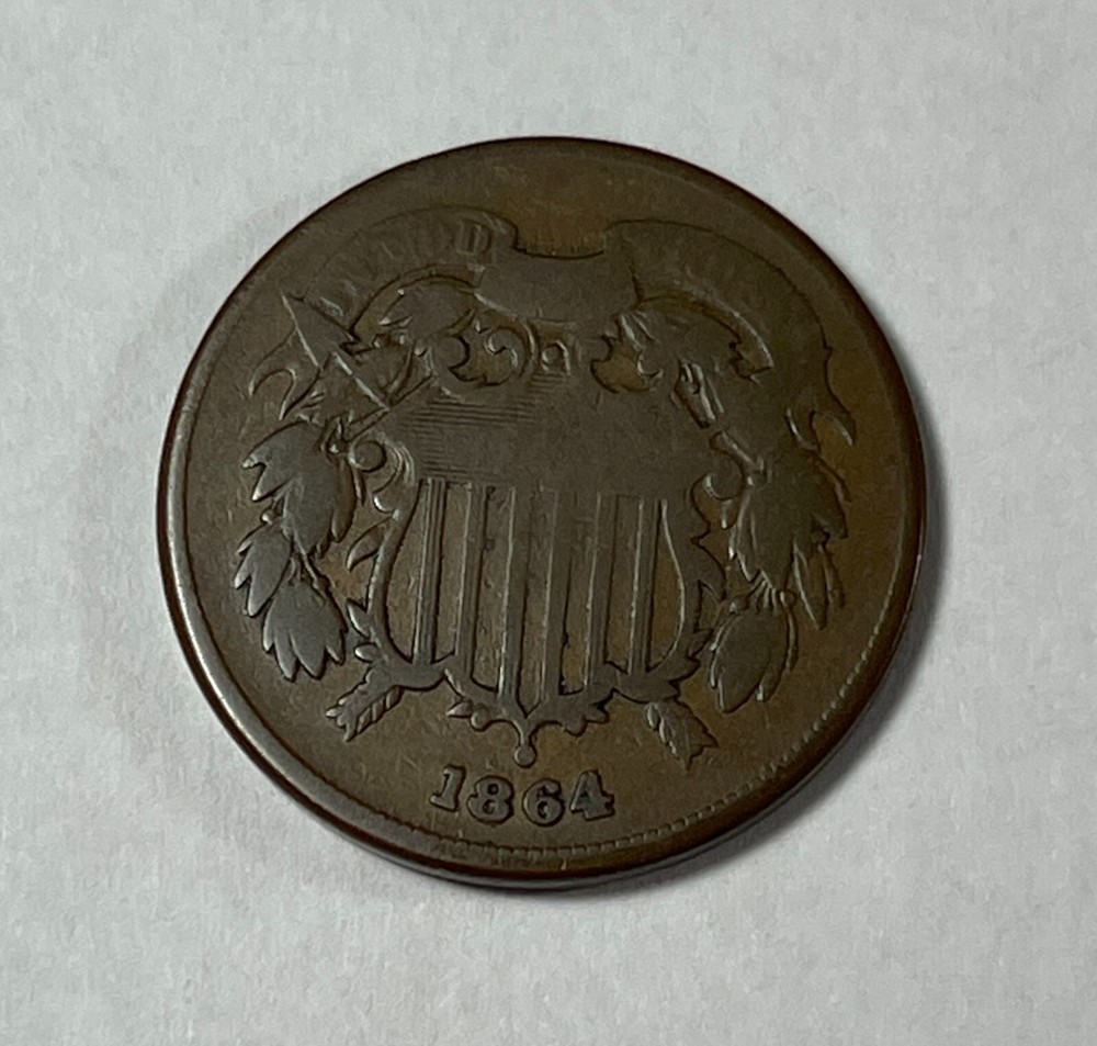1864 2C (#17690) VG