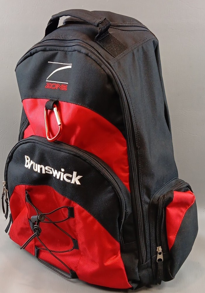 Brunswick Zone Rolling Ball Roller Red Bowling Bag Extending Handle