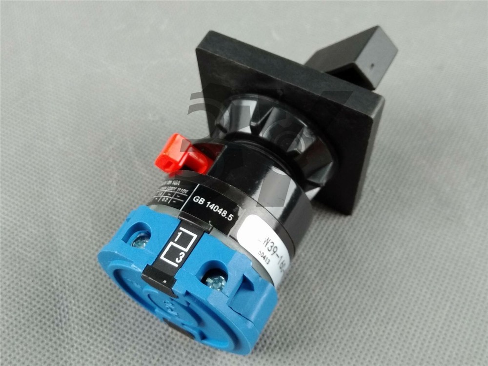 New Single-hole change-over switch with installed panel LW39-16C-90B-11/1