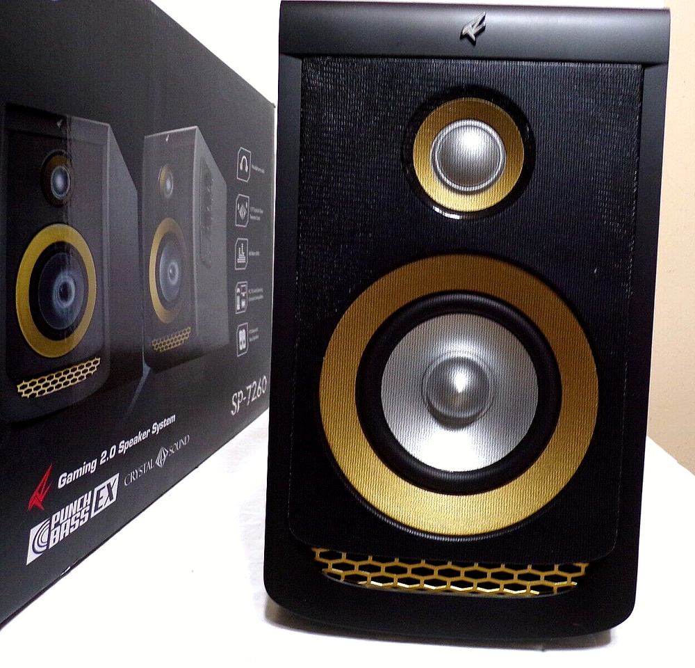Rosewill SP-7260 2 Pc. PC, TV, & Gaming 2.0 Speaker System NIB