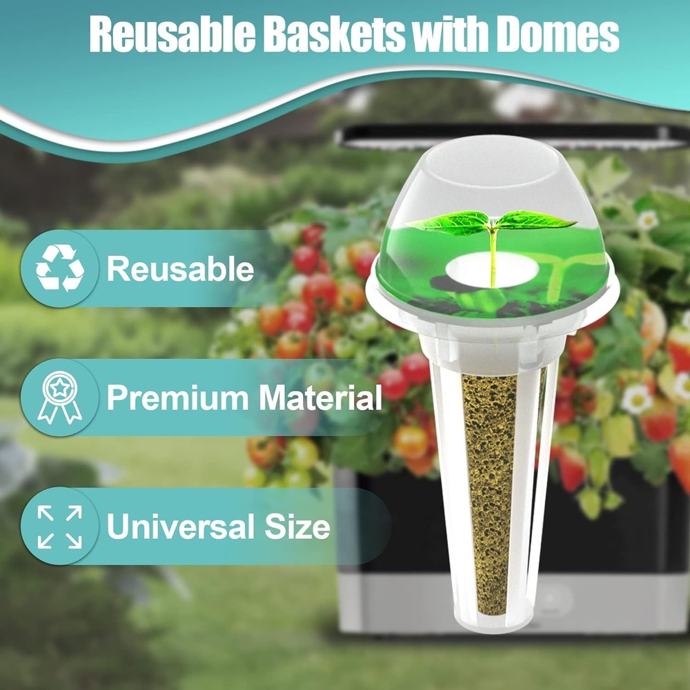 Complete 64-Piece Hydroponics Planting Kit - Easy Transplanting & Growing