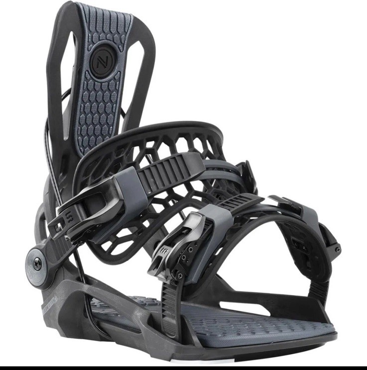 NIDECKER Men's Flow Fenix Performance Mid-Soft Bombproof TPU Snowboard Bindings
