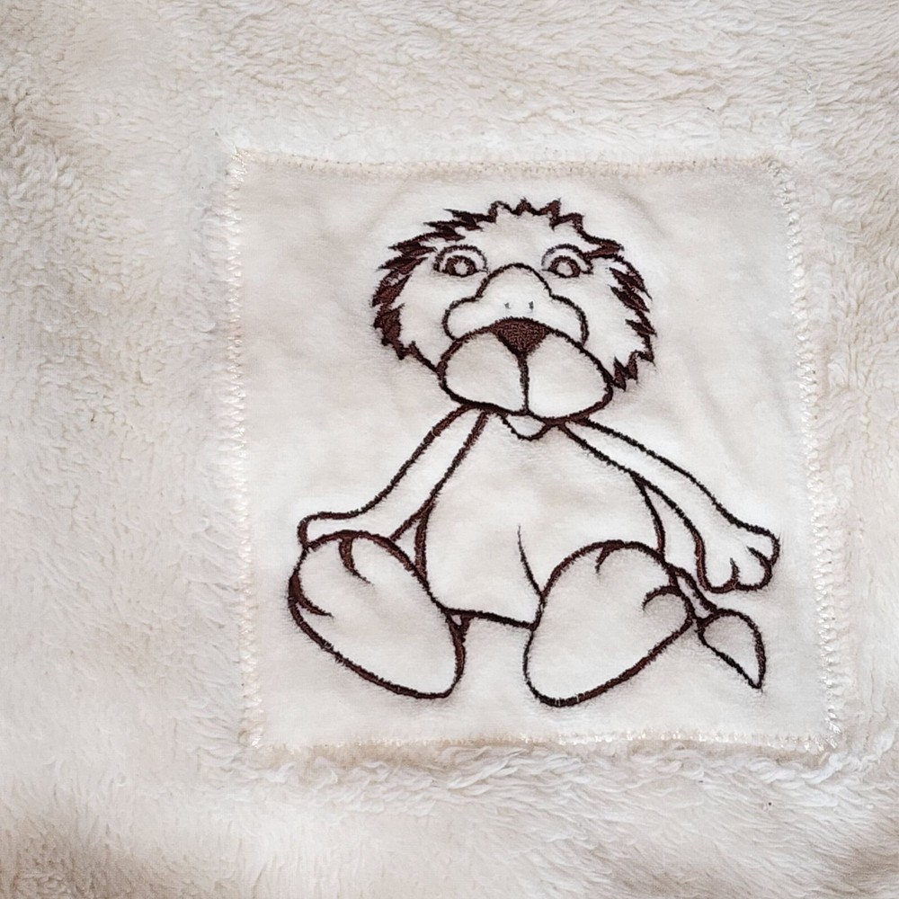 Baby Gear plush security blanket Lion off white