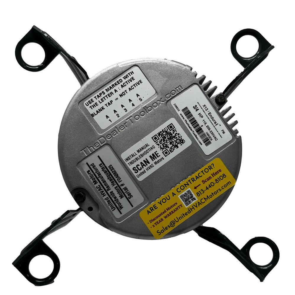 Day & Night HD46MR122 Blower Motor ECM X13 3/4 HP
