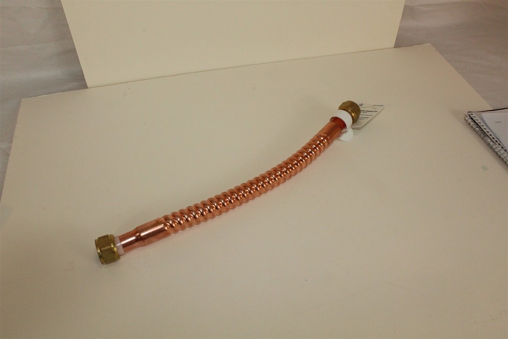 Corrugated Copper Connector 3/4FIP x 3/4FIP 15" Long