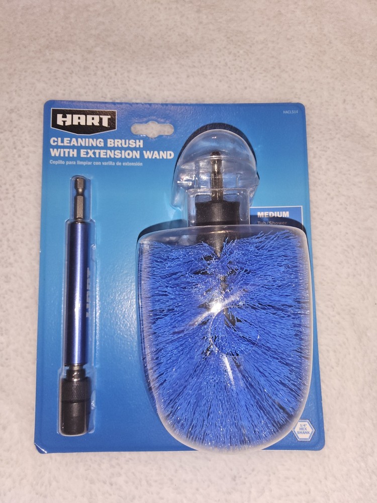 Hart Cleaning Brush With Extension  Wand