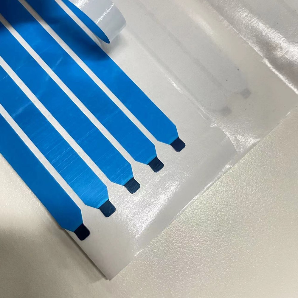 Pull tabs stretch release adhesive strips for LCD screen with tabs - Set of 4