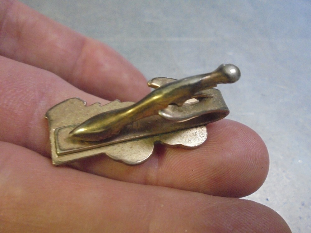 Vintage Caterpillar Payloader Tie Clasp