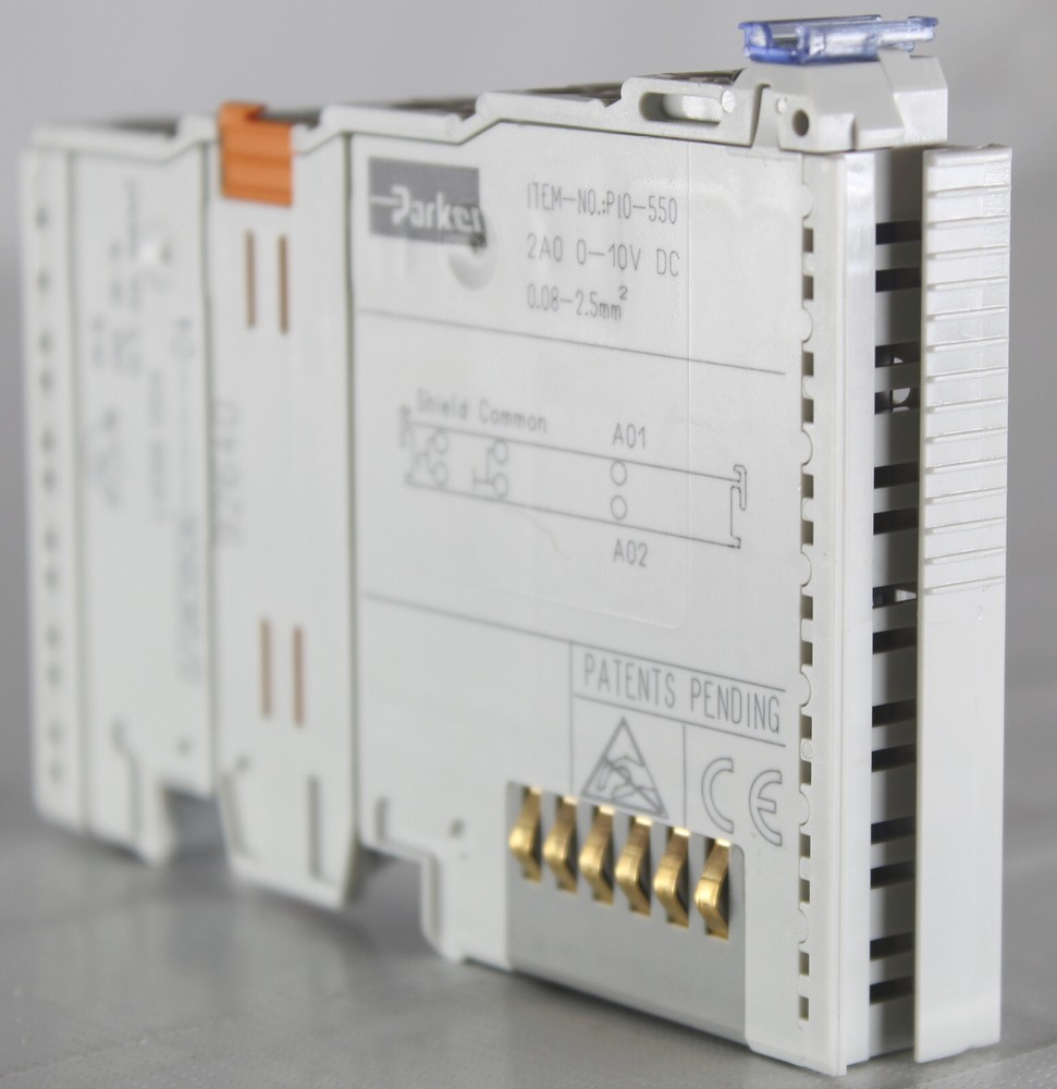 Parker PIO-550 Input Output PLC Module 2A 0-10V DC .08-2.5mm