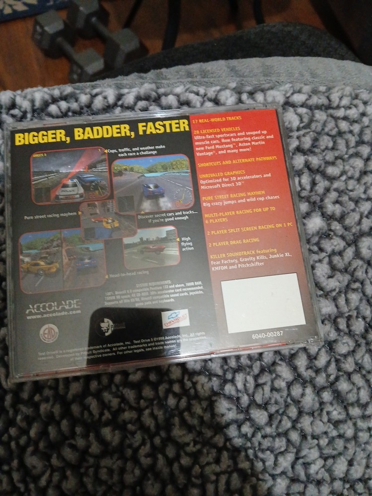 Test Drive 5 PC Game By Accolade 1998 PC Game