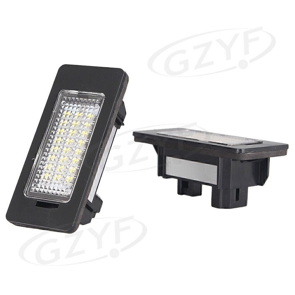 2 X White LED License Plate White Light Fit BMW E39 E60 E70 E82 E90 E92 F30