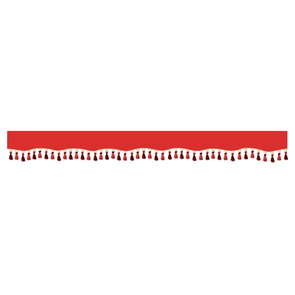 Dark, Sun Protection Strips for Trucks - Red