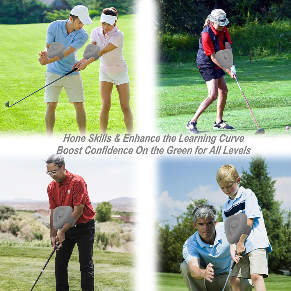 Golf Swing Training Aids, Inflatable Triangle Teacher Fit, Posture Correction...