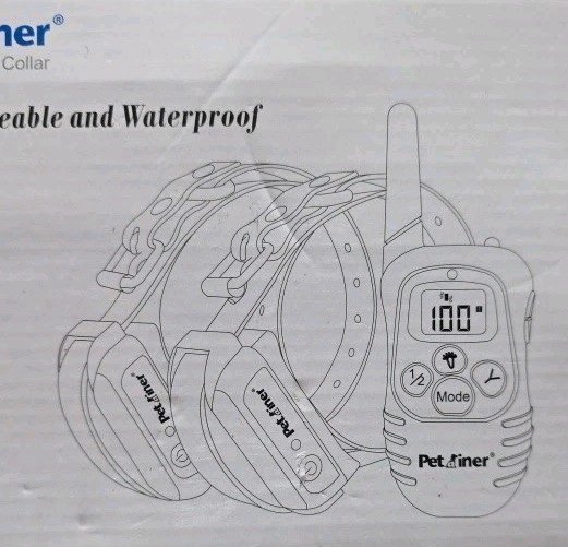 Dog Shock Collar TrainingPetainer rechargeable X 2 New Open Box